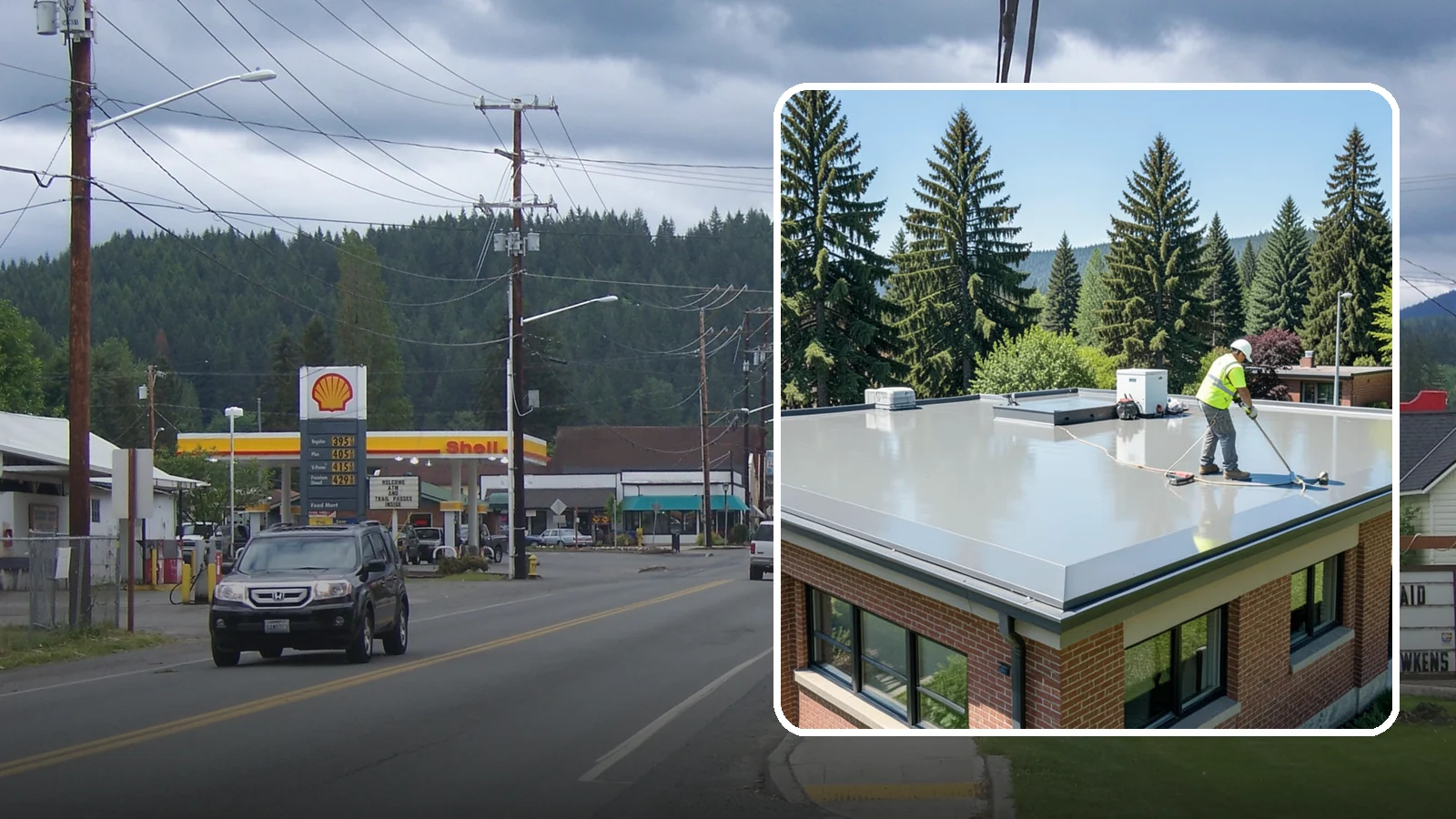 Facility Roof Coating in Granite Falls, Snohomish County, WA - Apply reflective and waterproof coatings that restore aging low-slope roofs and defer full replacement costs.
