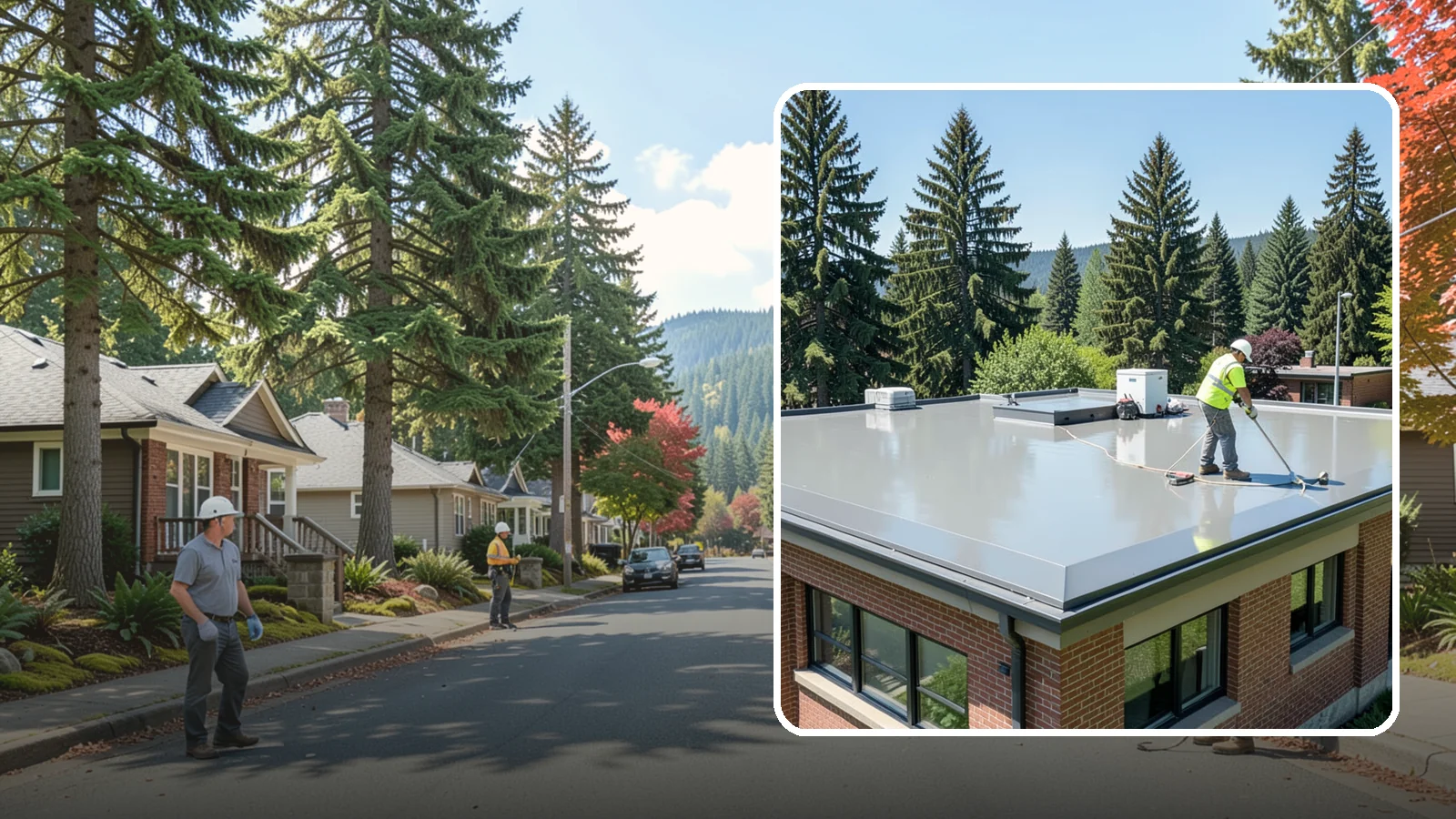 Facility Roof Coating in Hunts Point, King County, WA - Apply reflective and waterproof coatings that restore aging low-slope roofs and defer full replacement costs.