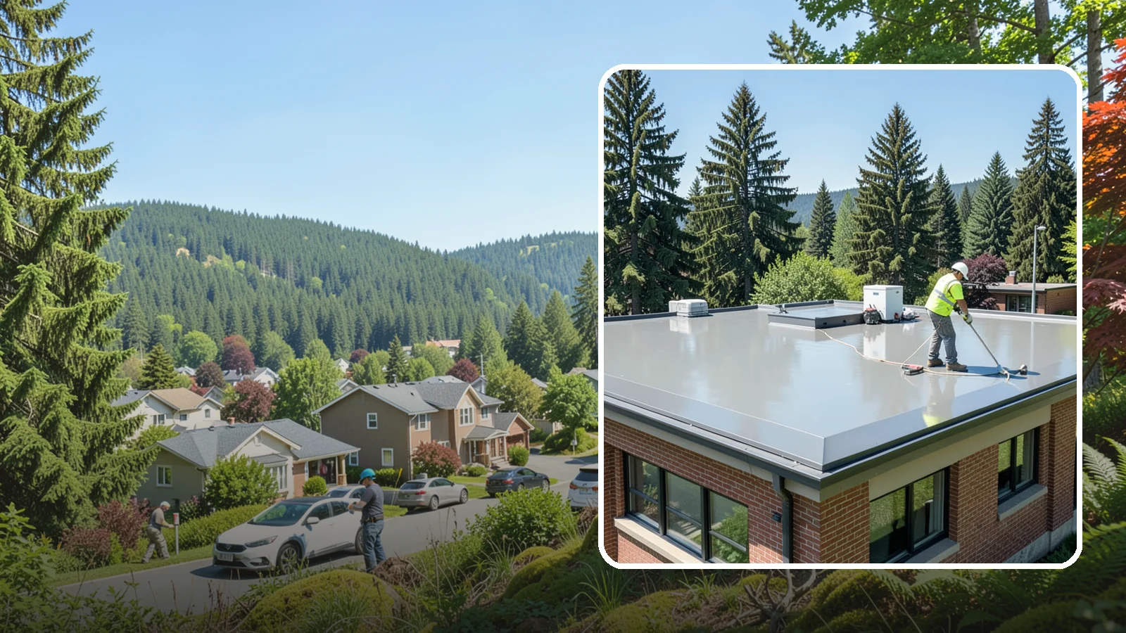 Facility Roof Coating in Index, Snohomish County, WA - Apply reflective and waterproof coatings that restore aging low-slope roofs and defer full replacement costs.