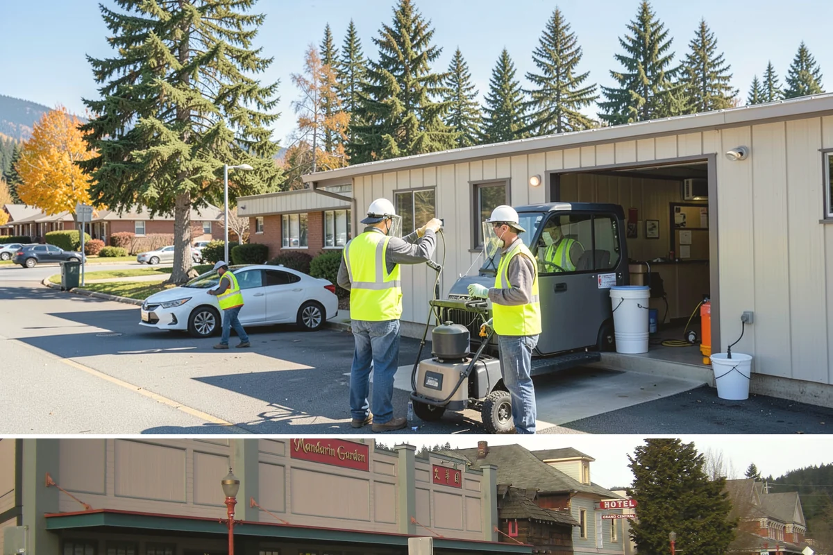 Facility Roof Coating in Issaquah, King County, WA - Coatings require the warm, dry conditions of late spring through summer for proper cure and adhesion.