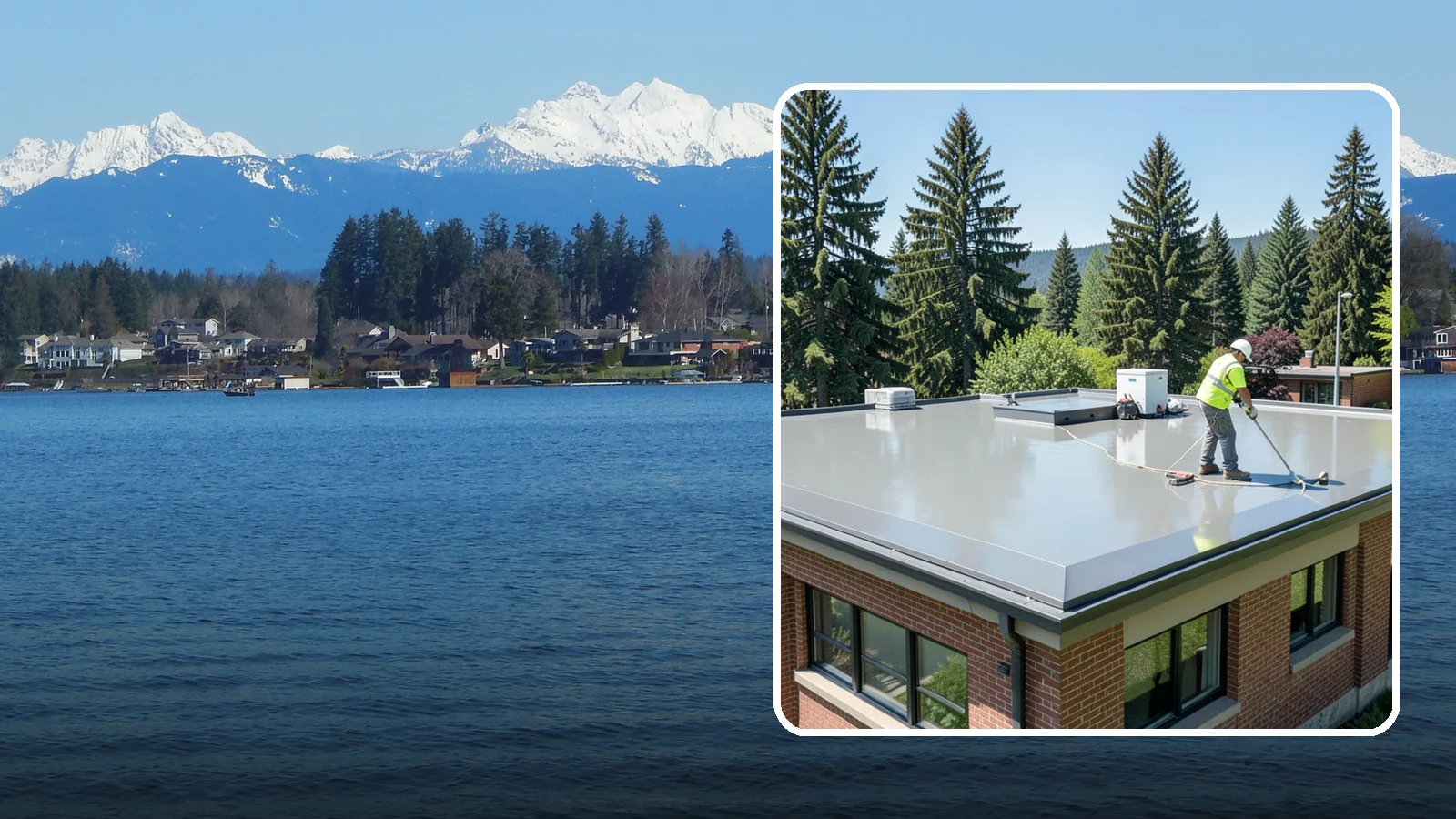 Facility Roof Coating in Lake Stevens, Snohomish County, WA - Apply reflective and waterproof coatings that restore aging low-slope roofs and defer full replacement costs.