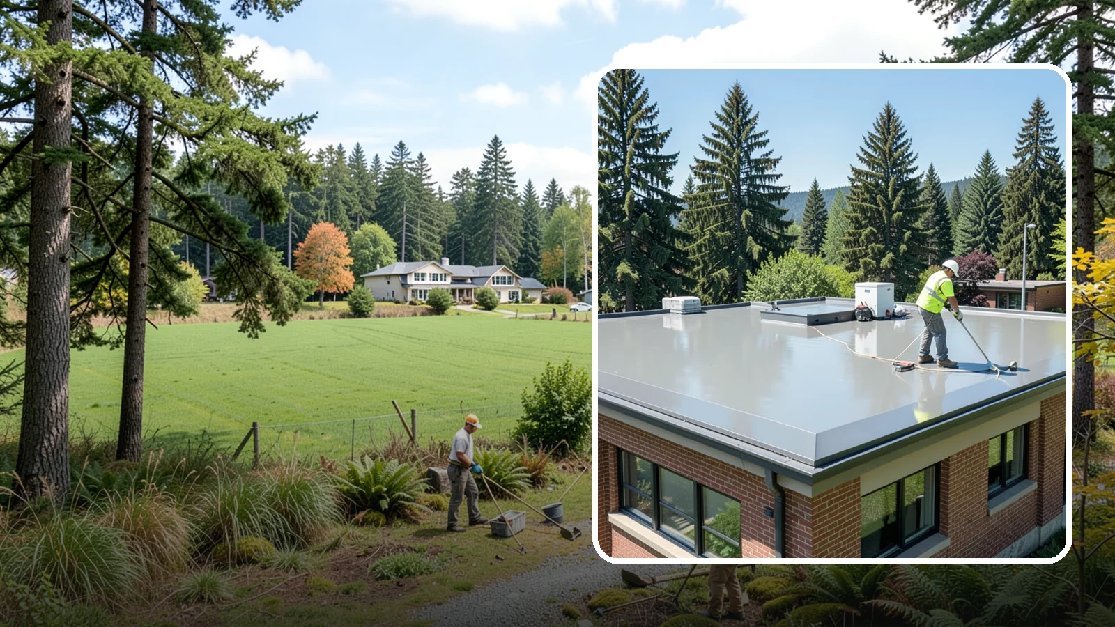 Facility Roof Coating in Lyman, Skagit County, WA - Apply reflective and waterproof coatings that restore aging low-slope roofs and defer full replacement costs.