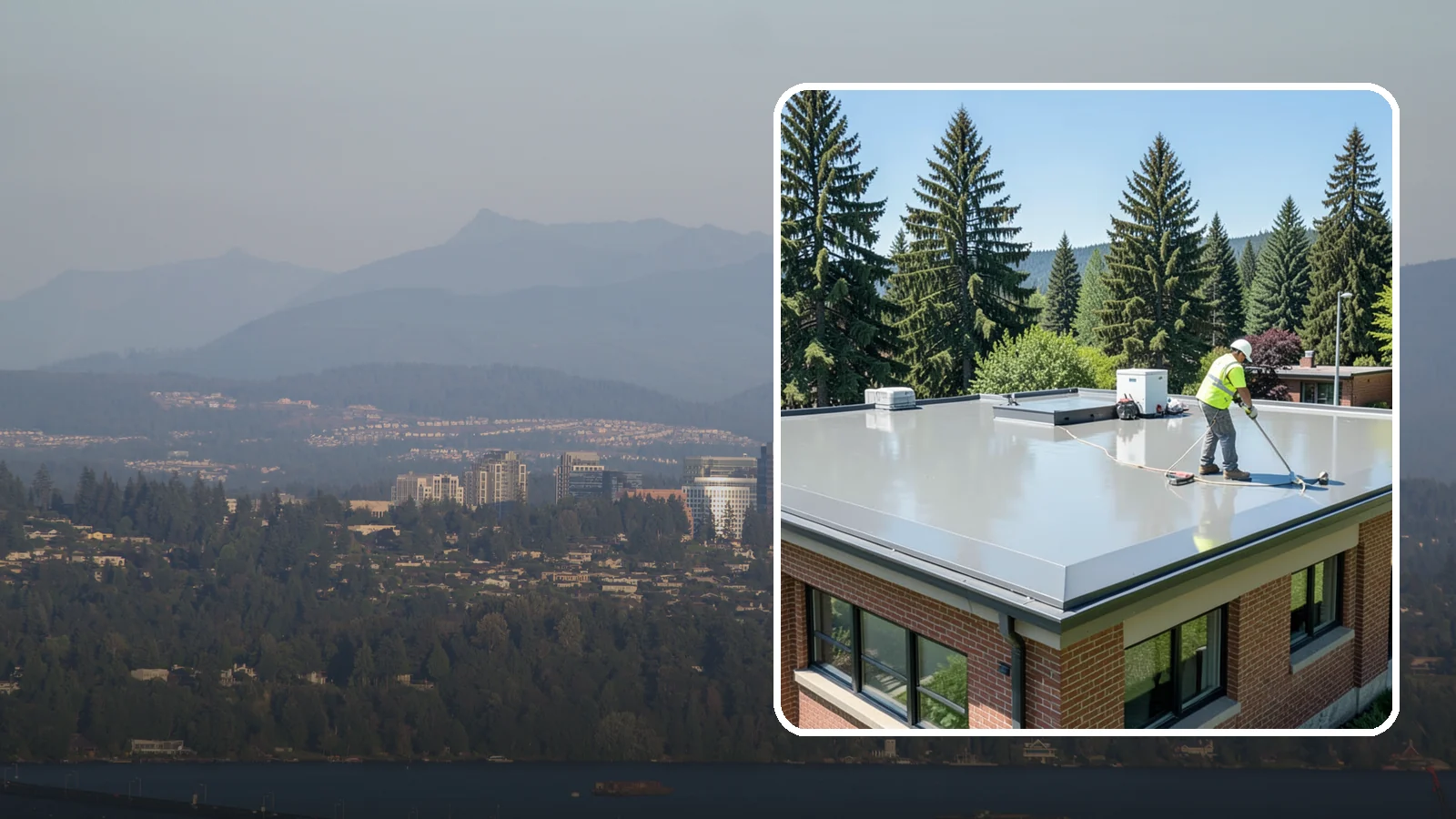 Facility Roof Coating in Medina, King County, WA - Apply reflective and waterproof coatings that restore aging low-slope roofs and defer full replacement costs.