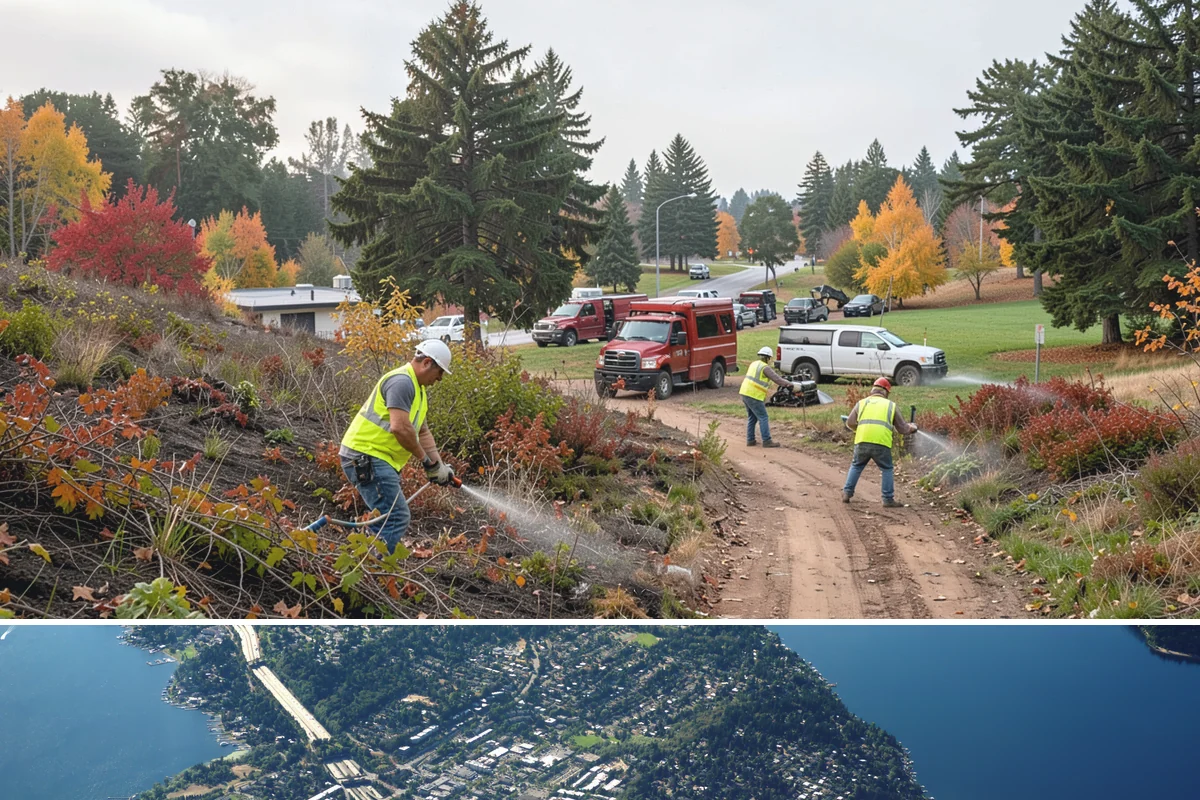 Facility Roof Coating in Mercer Island, King County, WA - Coatings require the warm, dry conditions of late spring through summer for proper cure and adhesion.