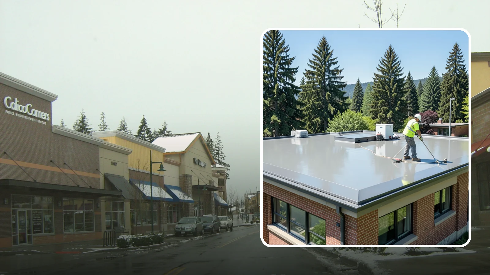 Facility Roof Coating in Mill Creek, Snohomish County, WA - Apply reflective and waterproof coatings that restore aging low-slope roofs and defer full replacement costs.