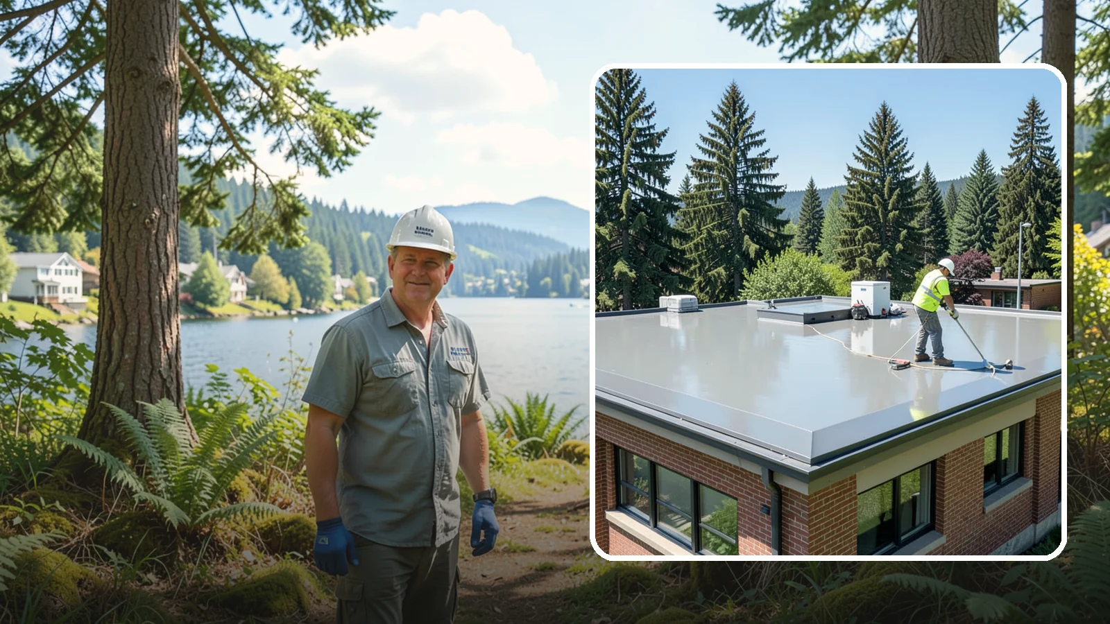 Facility Roof Coating in Milton, King County, WA - Apply reflective and waterproof coatings that restore aging low-slope roofs and defer full replacement costs.