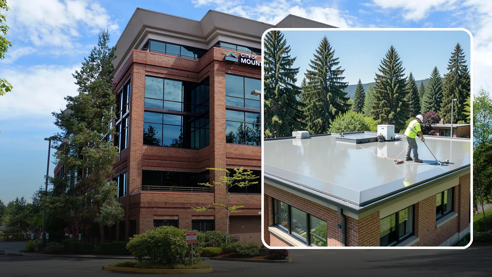 Facility Roof Coating in Mountlake Terrace, Snohomish County, WA - Apply reflective and waterproof coatings that restore aging low-slope roofs and defer full replacement costs.
