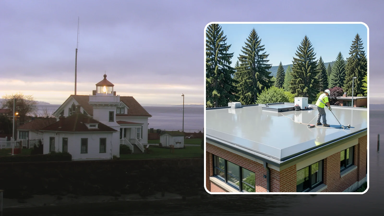 Facility Roof Coating in Mukilteo, Snohomish County, WA - Apply reflective and waterproof coatings that restore aging low-slope roofs and defer full replacement costs.