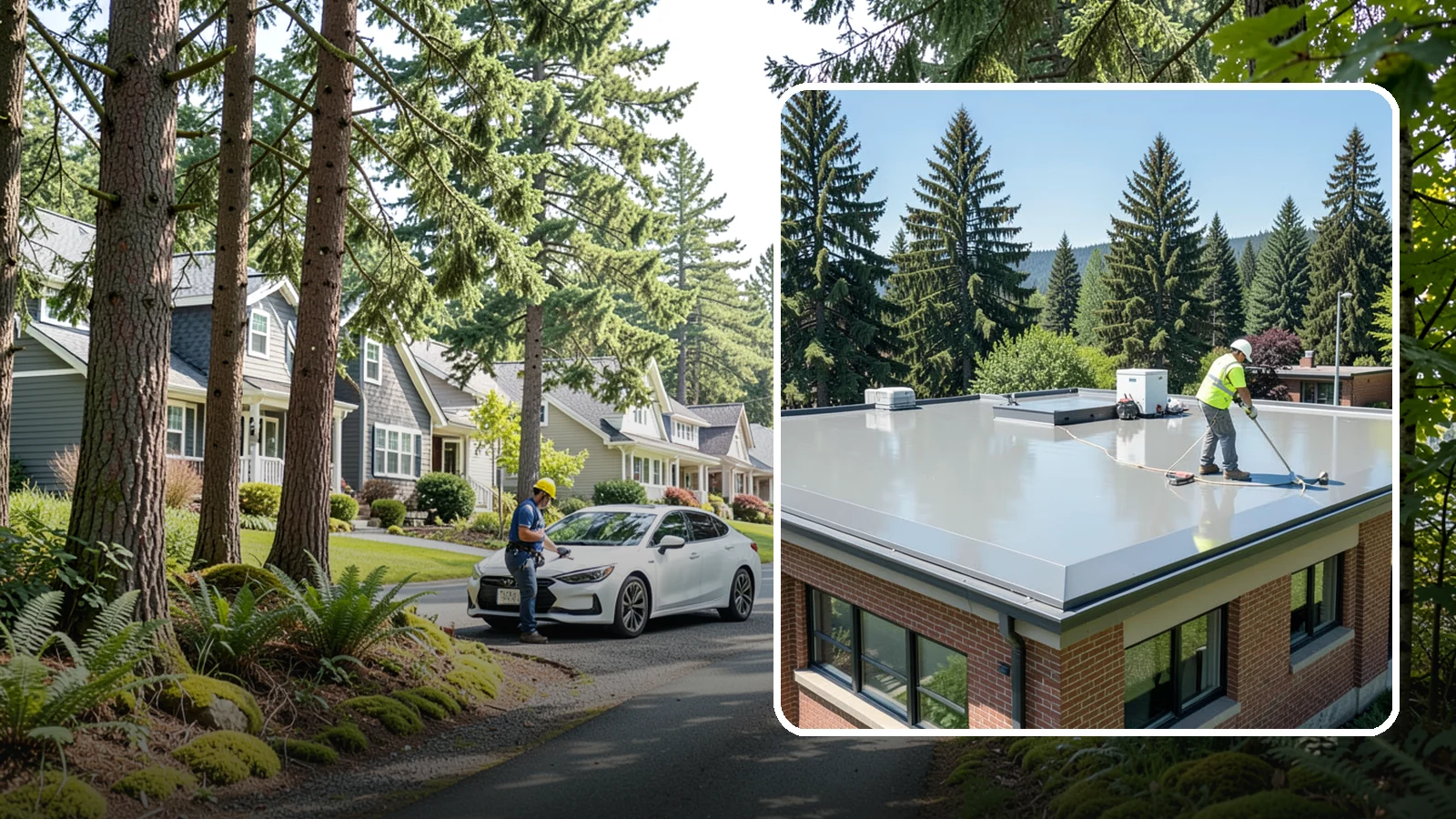 Facility Roof Coating in Normandy Park, King County, WA - Apply reflective and waterproof coatings that restore aging low-slope roofs and defer full replacement costs.