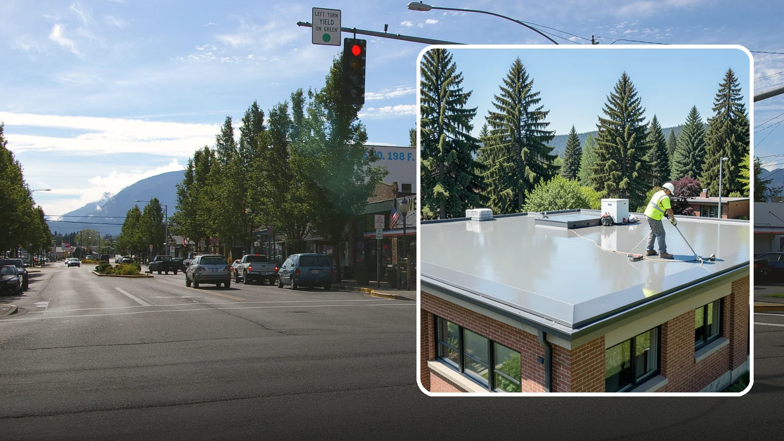 Facility Roof Coating in North Bend, King County, WA - Apply reflective and waterproof coatings that restore aging low-slope roofs and defer full replacement costs.