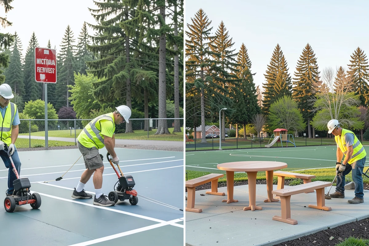Facility Roof Coating in Roy, Pierce County, WA - Substrate testing, adhesion sampling, and moisture check