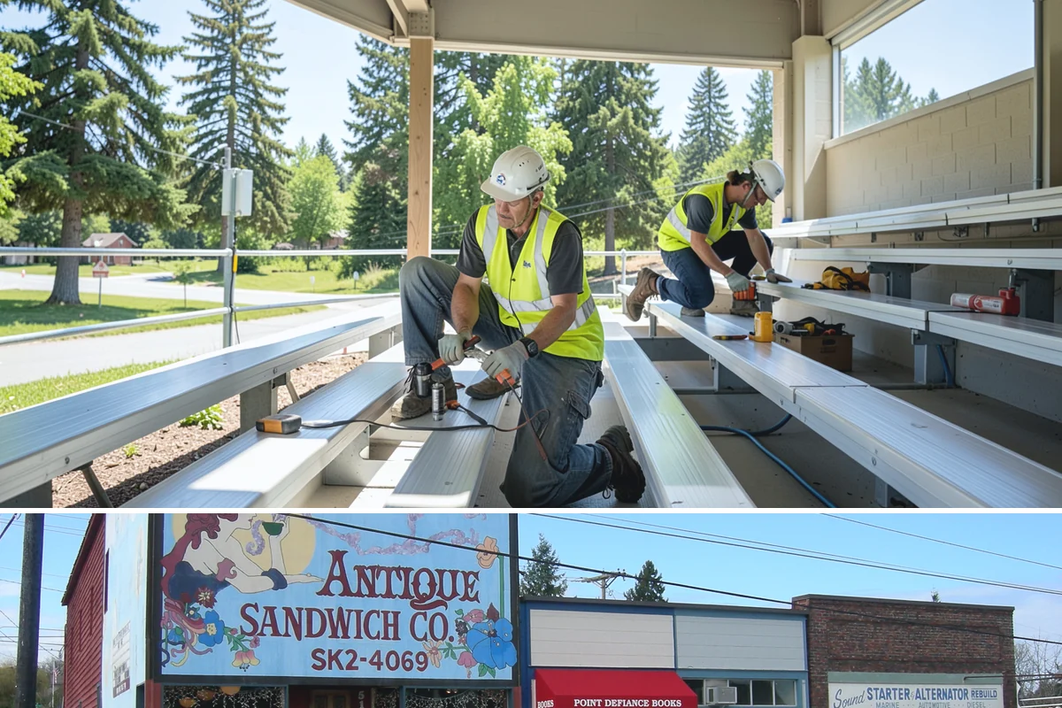 Facility Roof Coating in Ruston, Pierce County, WA - Coatings require the warm, dry conditions of late spring through summer for proper cure and adhesion.