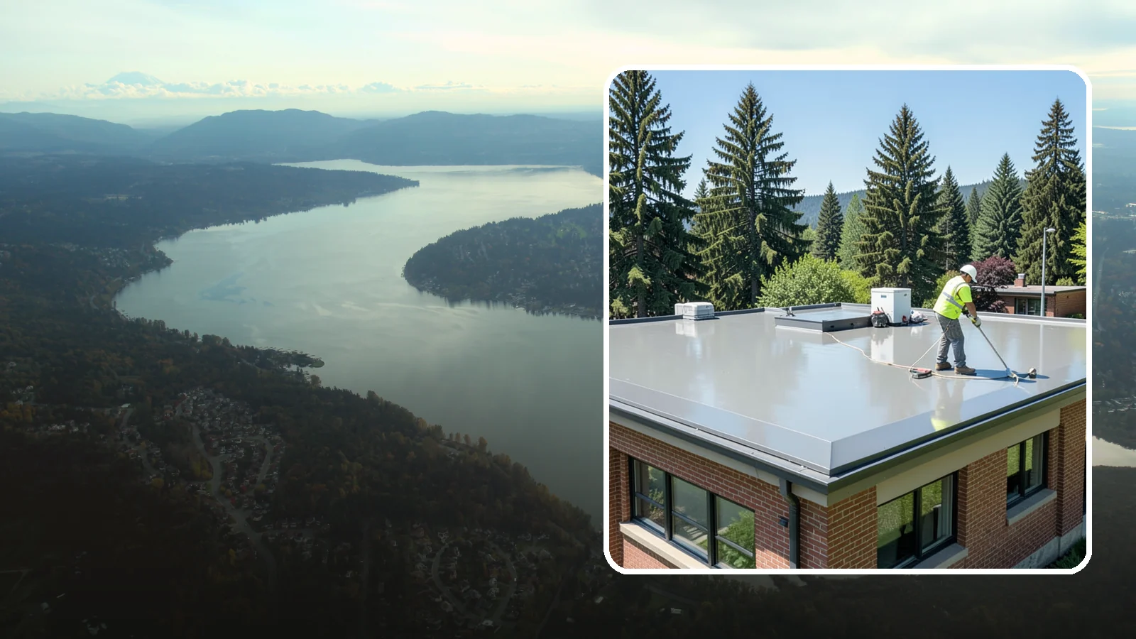 Facility Roof Coating in Sammamish, King County, WA - Apply reflective and waterproof coatings that restore aging low-slope roofs and defer full replacement costs.