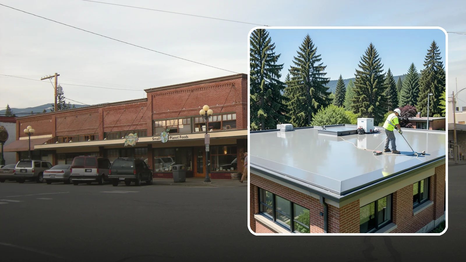 Facility Roof Coating in Sedro-Woolley, Skagit County, WA - Apply reflective and waterproof coatings that restore aging low-slope roofs and defer full replacement costs.