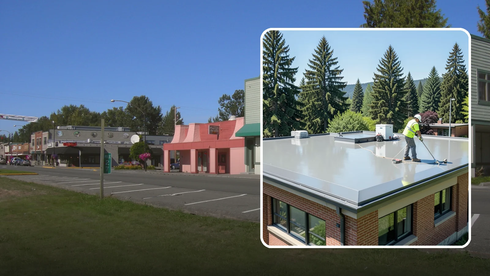 Facility Roof Coating in Snoqualmie, King County, WA - Apply reflective and waterproof coatings that restore aging low-slope roofs and defer full replacement costs.