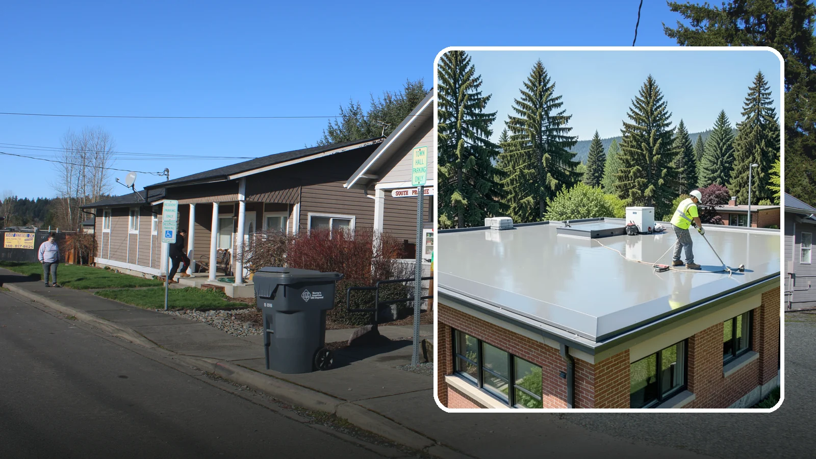 Facility Roof Coating in South Prairie, Pierce County, WA - Apply reflective and waterproof coatings that restore aging low-slope roofs and defer full replacement costs.