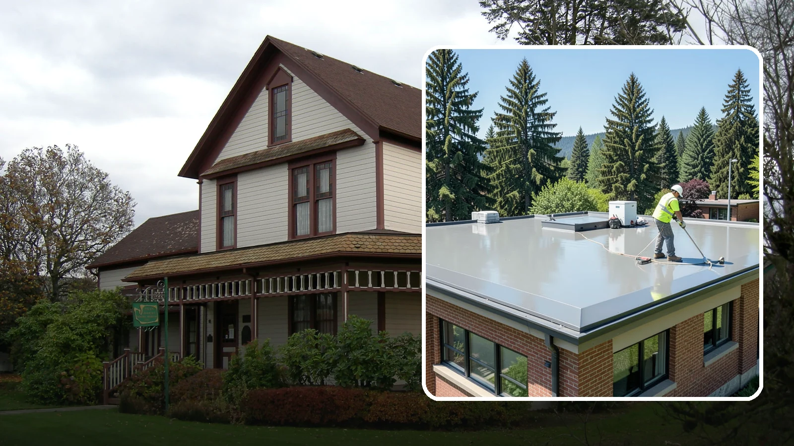 Facility Roof Coating in Sumner, Pierce County, WA - Apply reflective and waterproof coatings that restore aging low-slope roofs and defer full replacement costs.