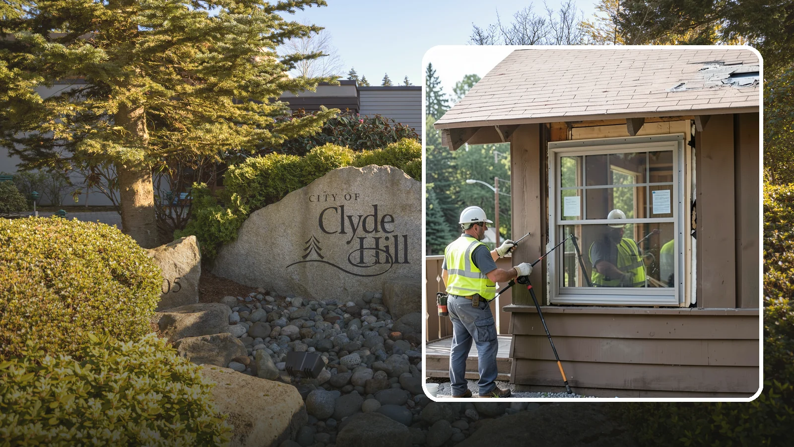 Facility Window Replacement in Clyde Hill, King County, WA - Commercial window replacement that improves security, efficiency, and appearance of public buildings.