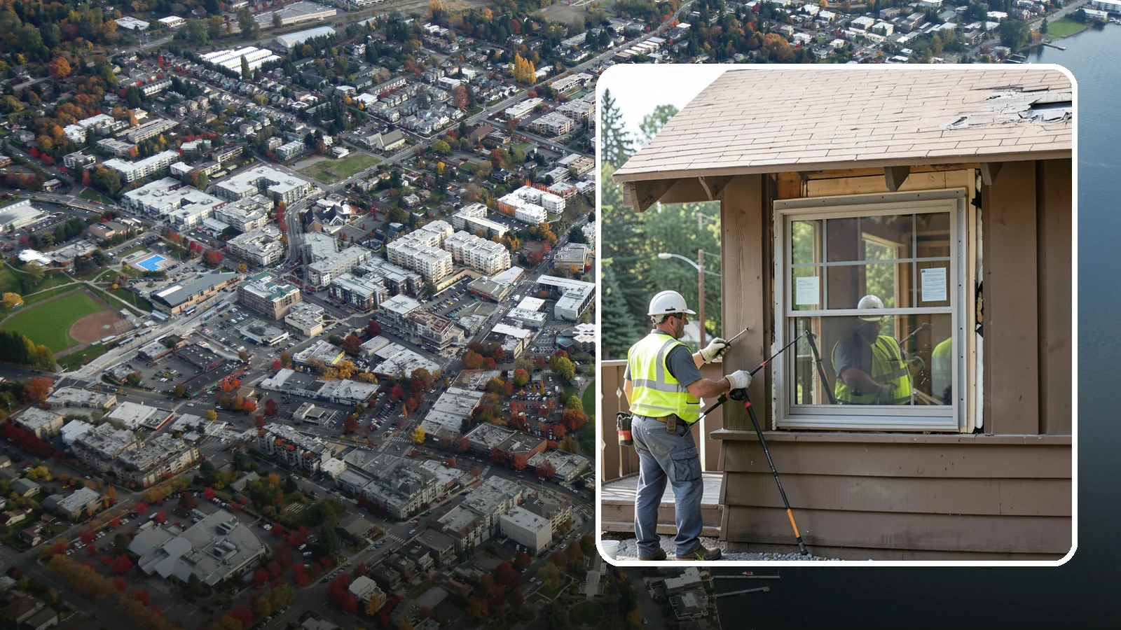 Facility Window Replacement in Kirkland, King County, WA - Commercial window replacement that improves security, efficiency, and appearance of public buildings.