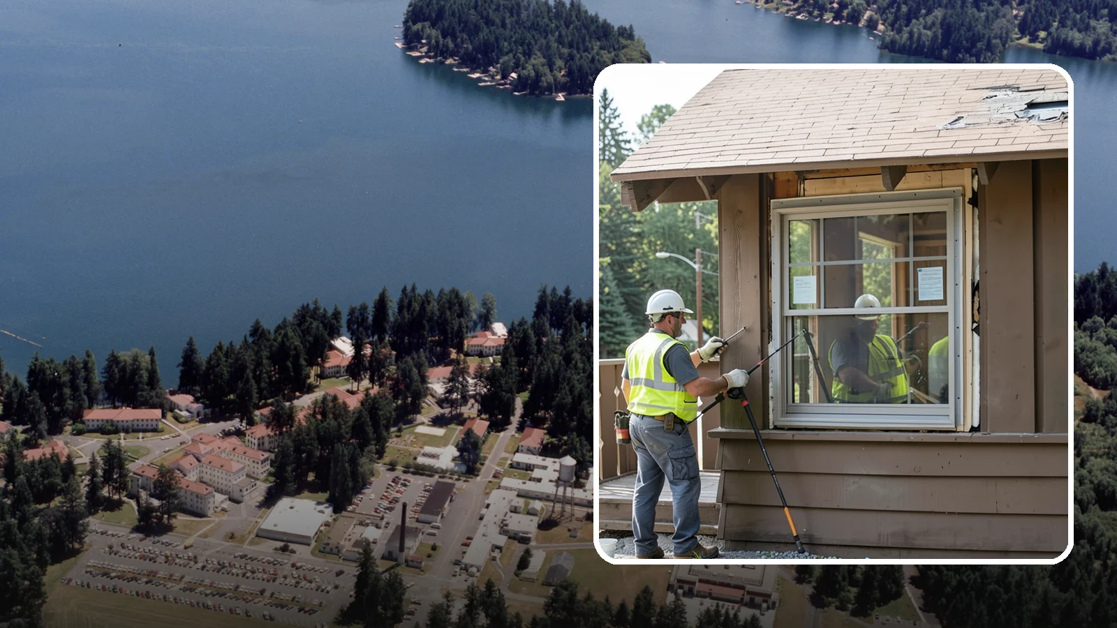 Facility Window Replacement in Lakewood, Pierce County, WA - Commercial window replacement that improves security, efficiency, and appearance of public buildings.