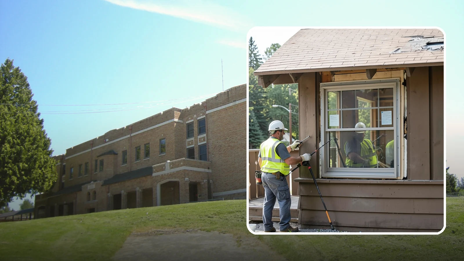 Facility Window Replacement in Maple Valley, King County, WA - Commercial window replacement that improves security, efficiency, and appearance of public buildings.