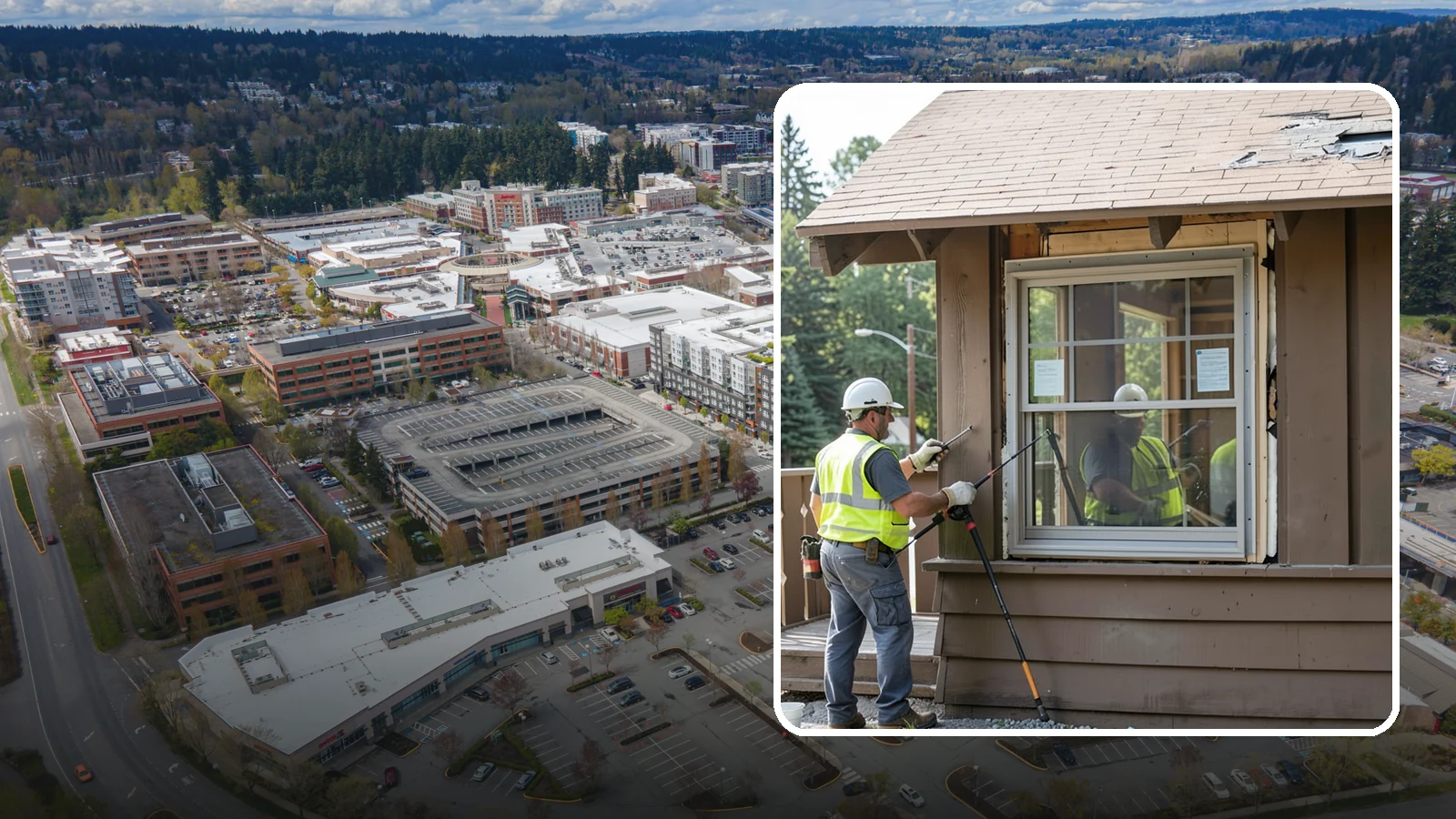 Facility Window Replacement in Redmond, King County, WA - Commercial window replacement that improves security, efficiency, and appearance of public buildings.