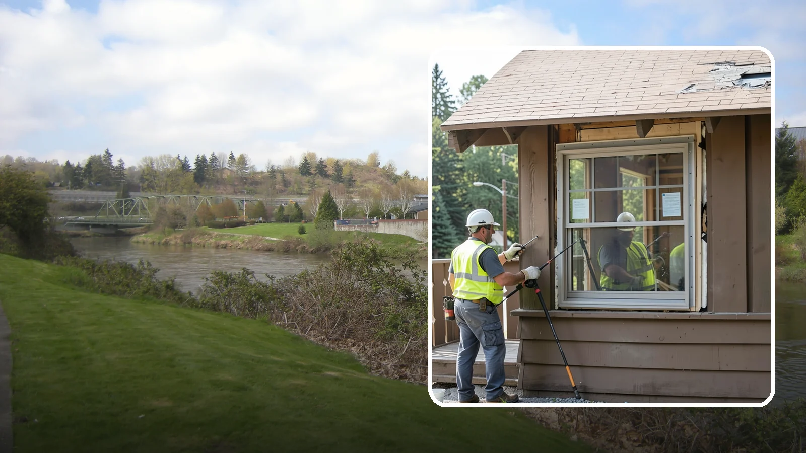 Facility Window Replacement in Tukwila, King County, WA - Commercial window replacement that improves security, efficiency, and appearance of public buildings.