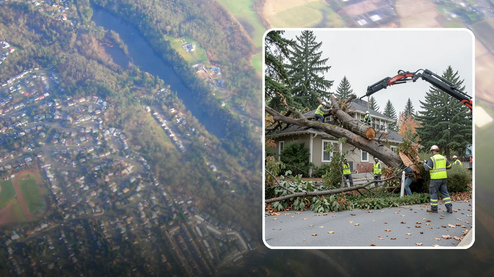 Fallen Tree Response in Algona, King County, WA - Urgent removal of downed trees blocking public roadways, trails, and facilities to restore safe passage.