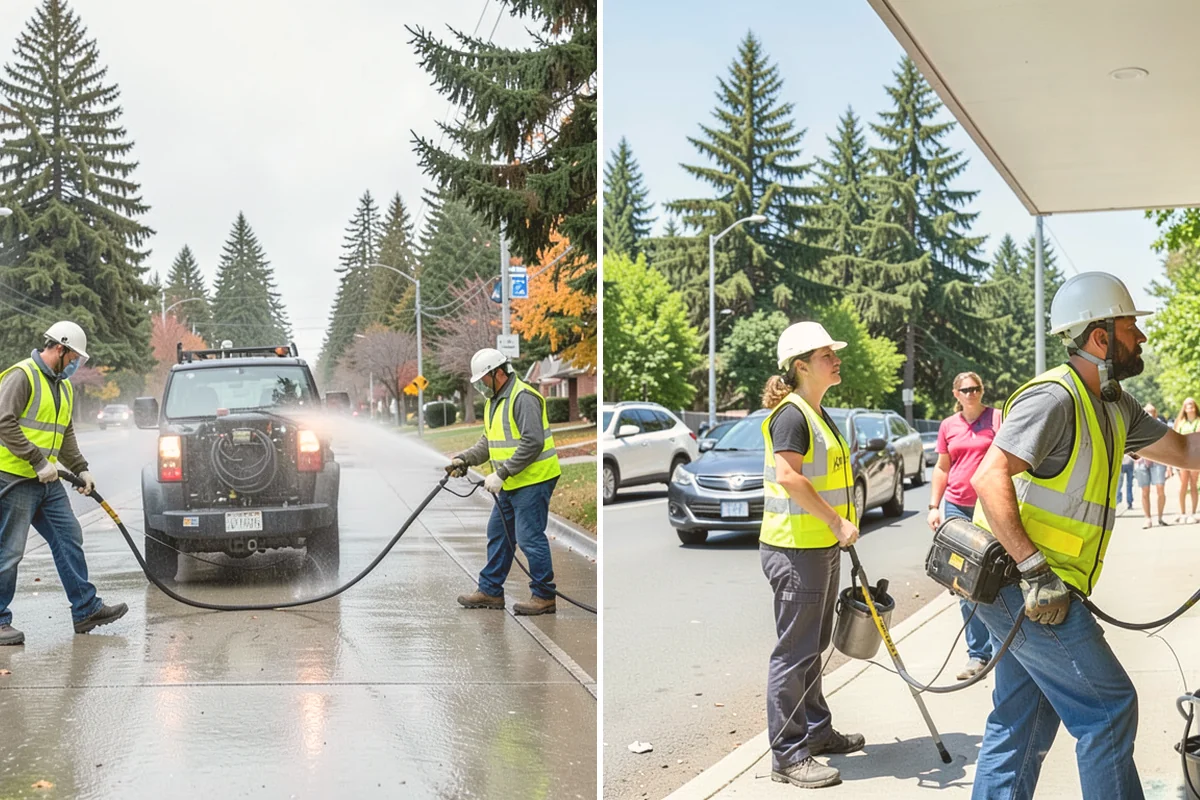 Fallen Tree Response in Algona, King County, WA - Receive dispatch and confirm location, hazards, and utility involvement