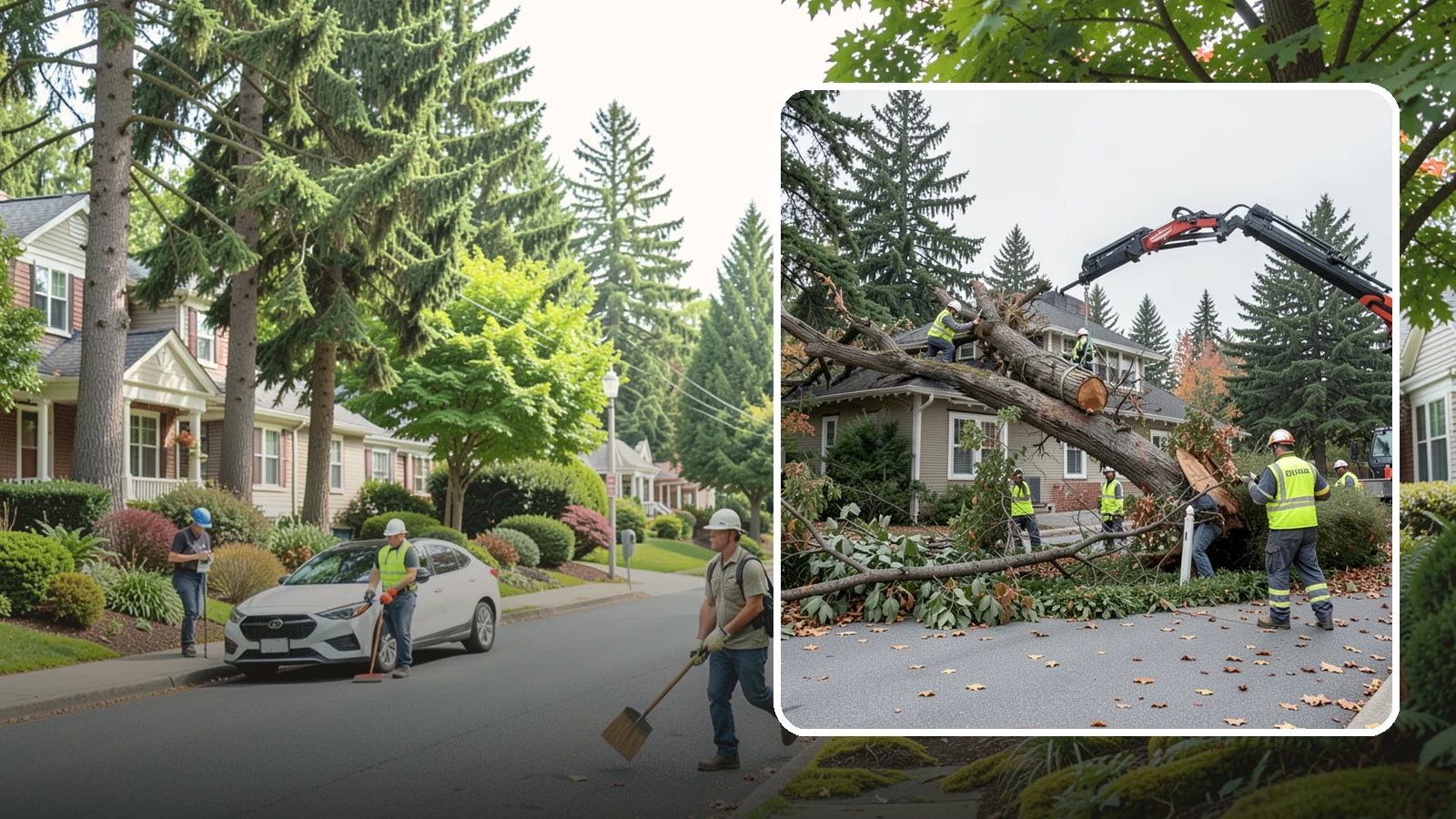 Fallen Tree Response in Beaux Arts Village, King County, WA - Urgent removal of downed trees blocking public roadways, trails, and facilities to restore safe passage.
