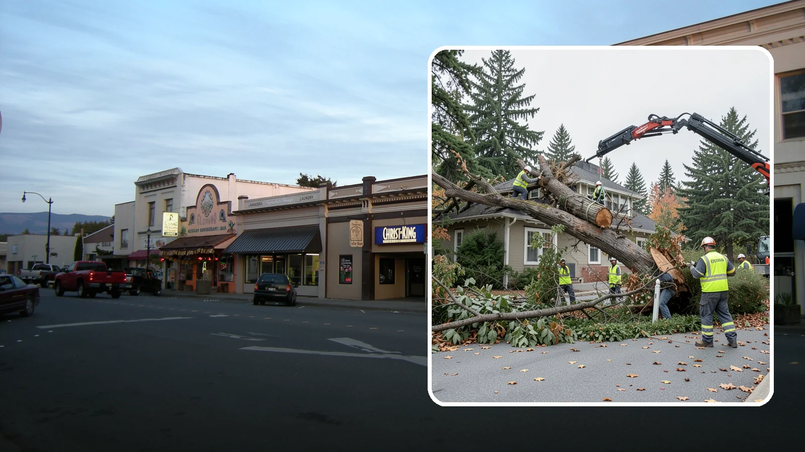 Fallen Tree Response in Burlington, Skagit County, WA - Urgent removal of downed trees blocking public roadways, trails, and facilities to restore safe passage.