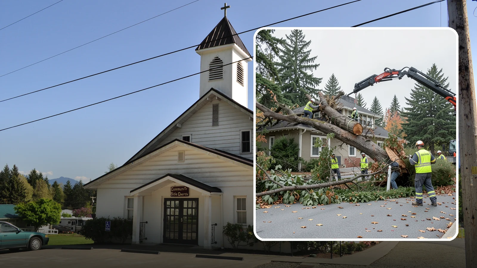 Fallen Tree Response in Concrete, Skagit County, WA - Urgent removal of downed trees blocking public roadways, trails, and facilities to restore safe passage.