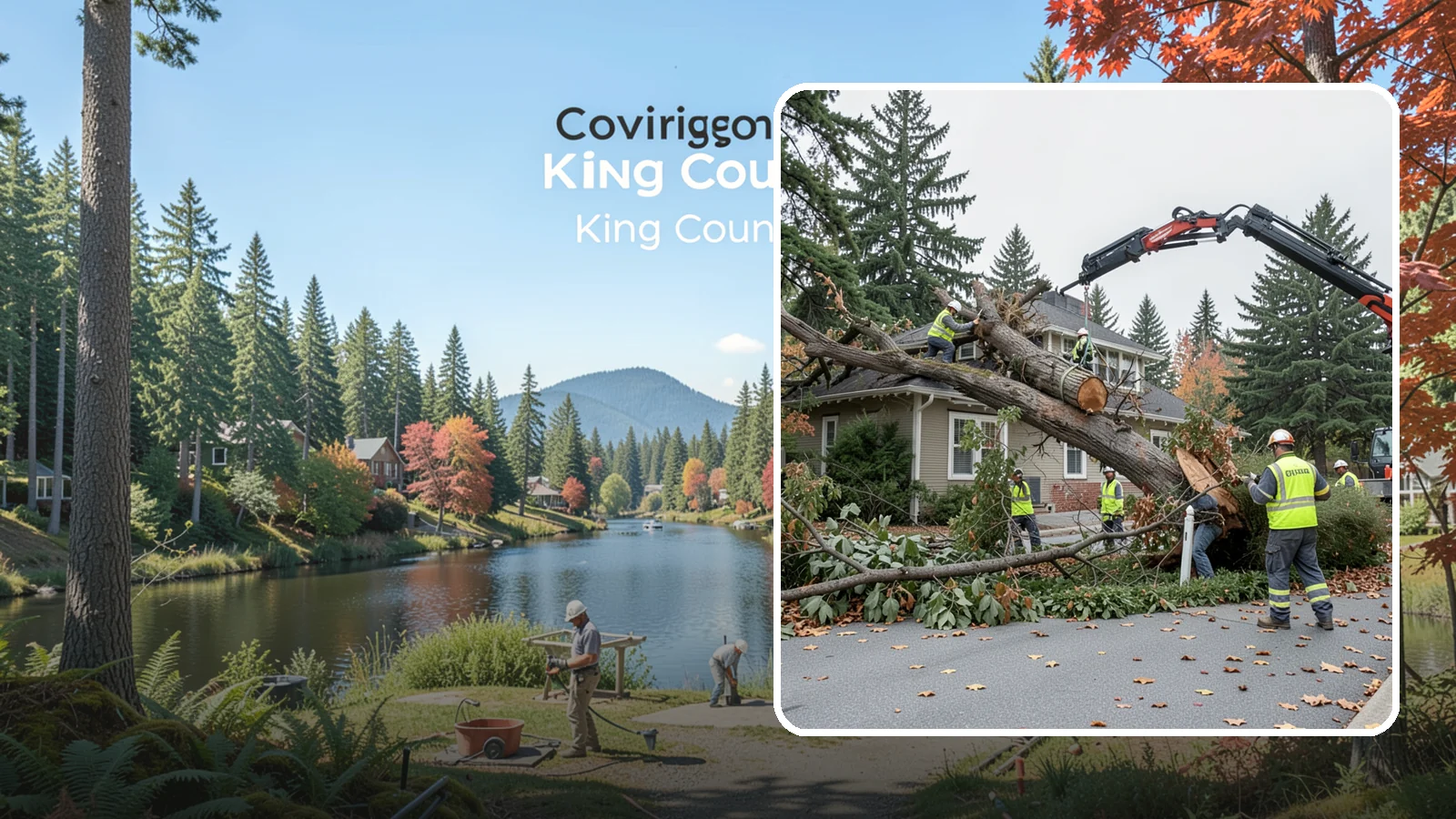 Fallen Tree Response in Covington, King County, WA - Urgent removal of downed trees blocking public roadways, trails, and facilities to restore safe passage.