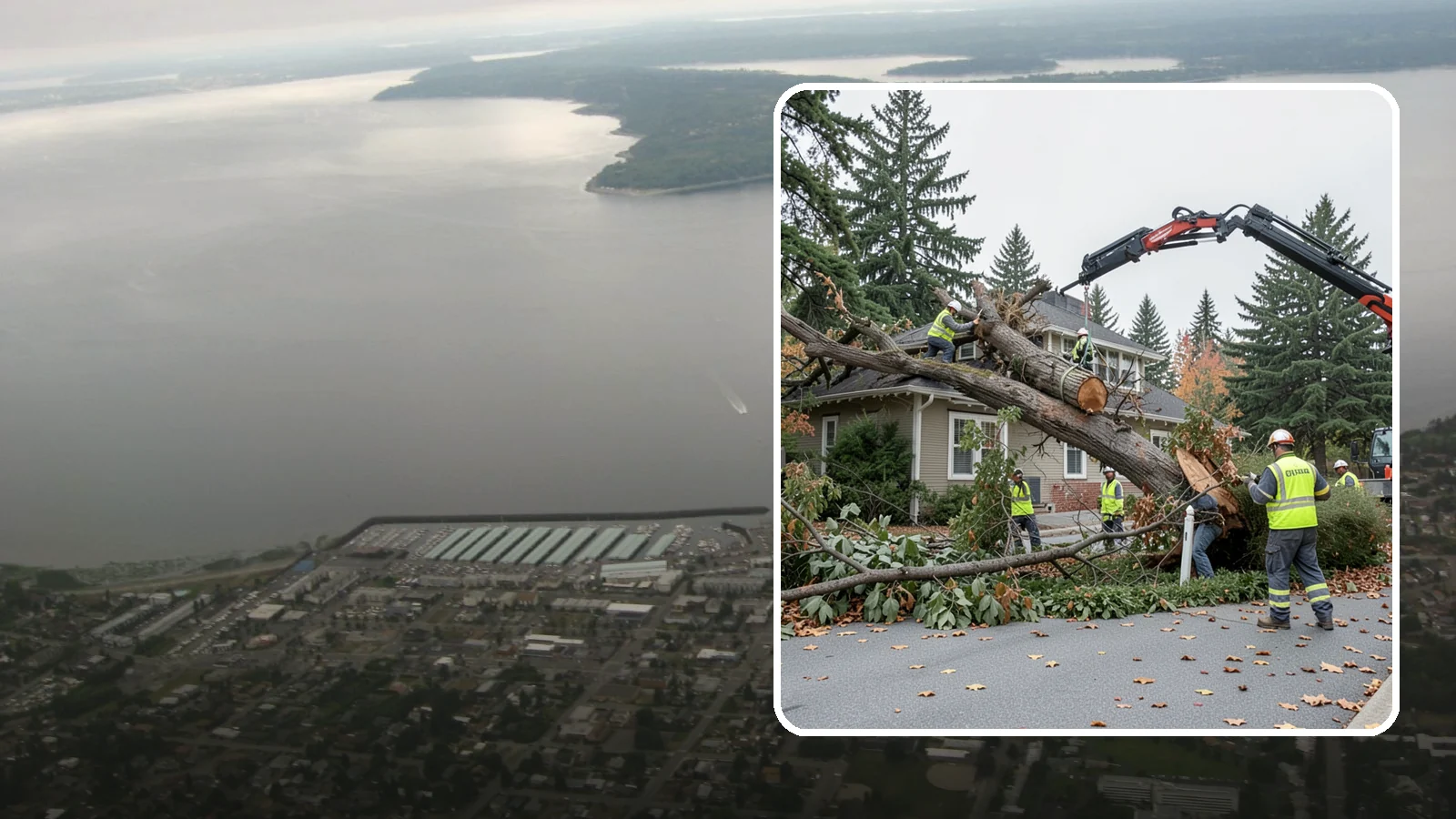 Fallen Tree Response in Des Moines, King County, WA - Urgent removal of downed trees blocking public roadways, trails, and facilities to restore safe passage.
