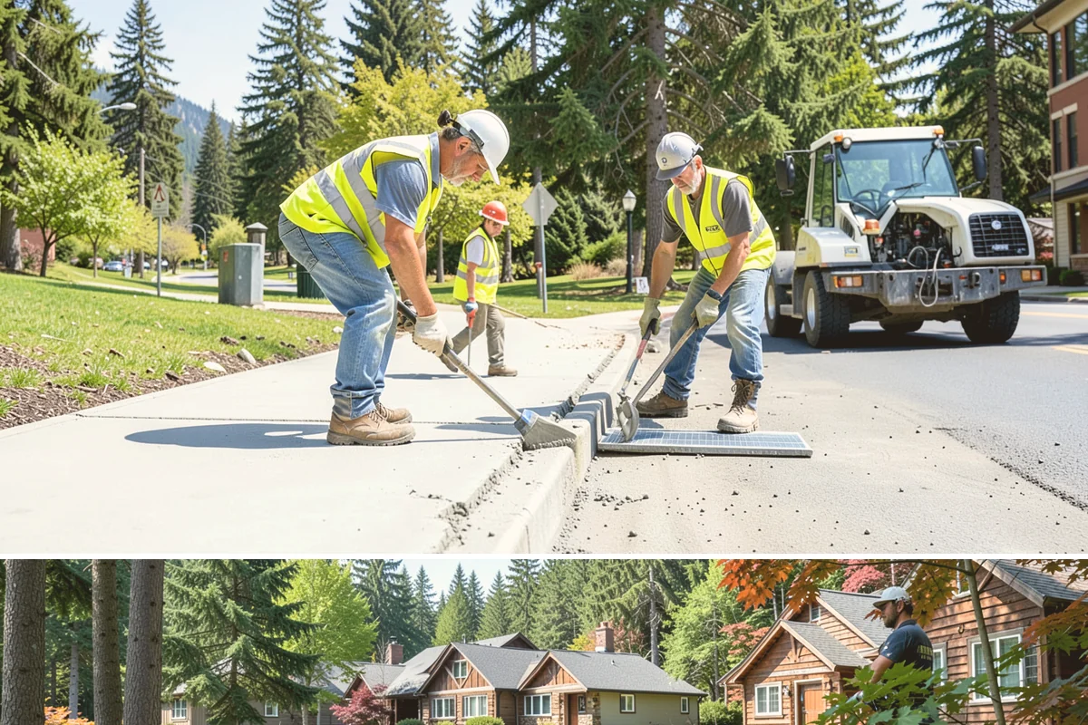 Fallen Tree Response in Edgewood, Pierce County, WA - Downed-tree calls surge during fall and winter windstorms from October through March when saturated soils loosen root systems.