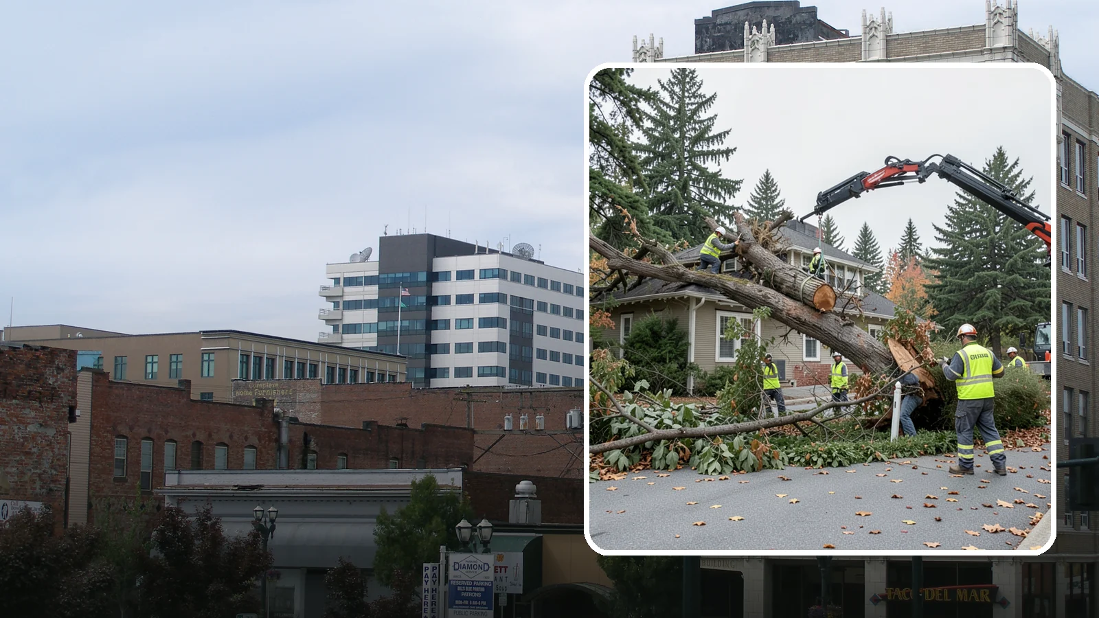 Fallen Tree Response in Everett, Snohomish County, WA - Urgent removal of downed trees blocking public roadways, trails, and facilities to restore safe passage.