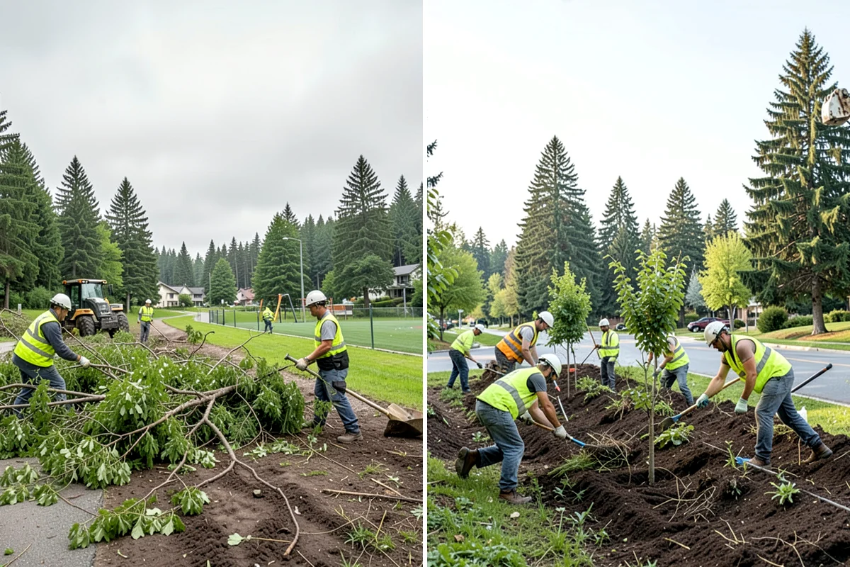Fallen Tree Response in Federal Way, King County, WA - Receive dispatch and confirm location, hazards, and utility involvement