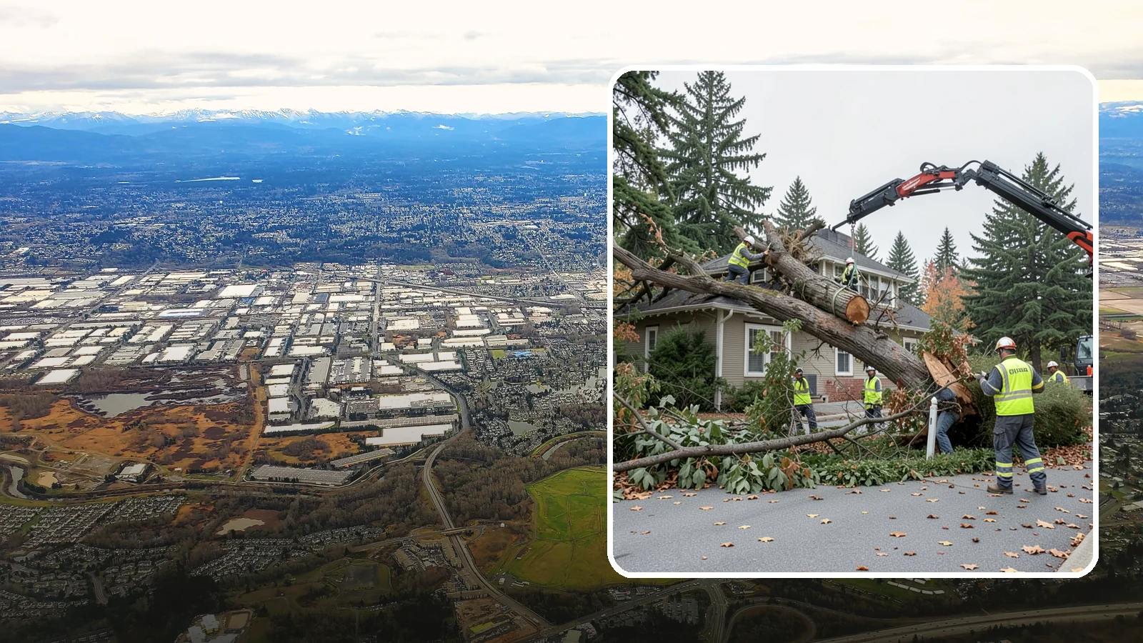 Fallen Tree Response in Kent, King County, WA - Urgent removal of downed trees blocking public roadways, trails, and facilities to restore safe passage.