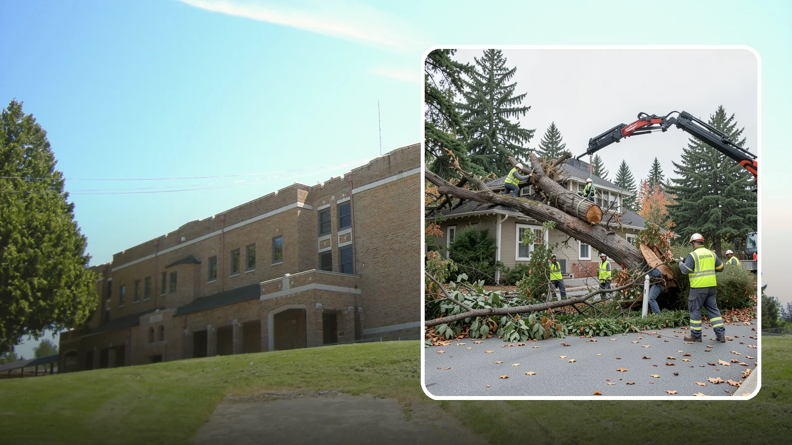 Fallen Tree Response in Maple Valley, King County, WA - Urgent removal of downed trees blocking public roadways, trails, and facilities to restore safe passage.