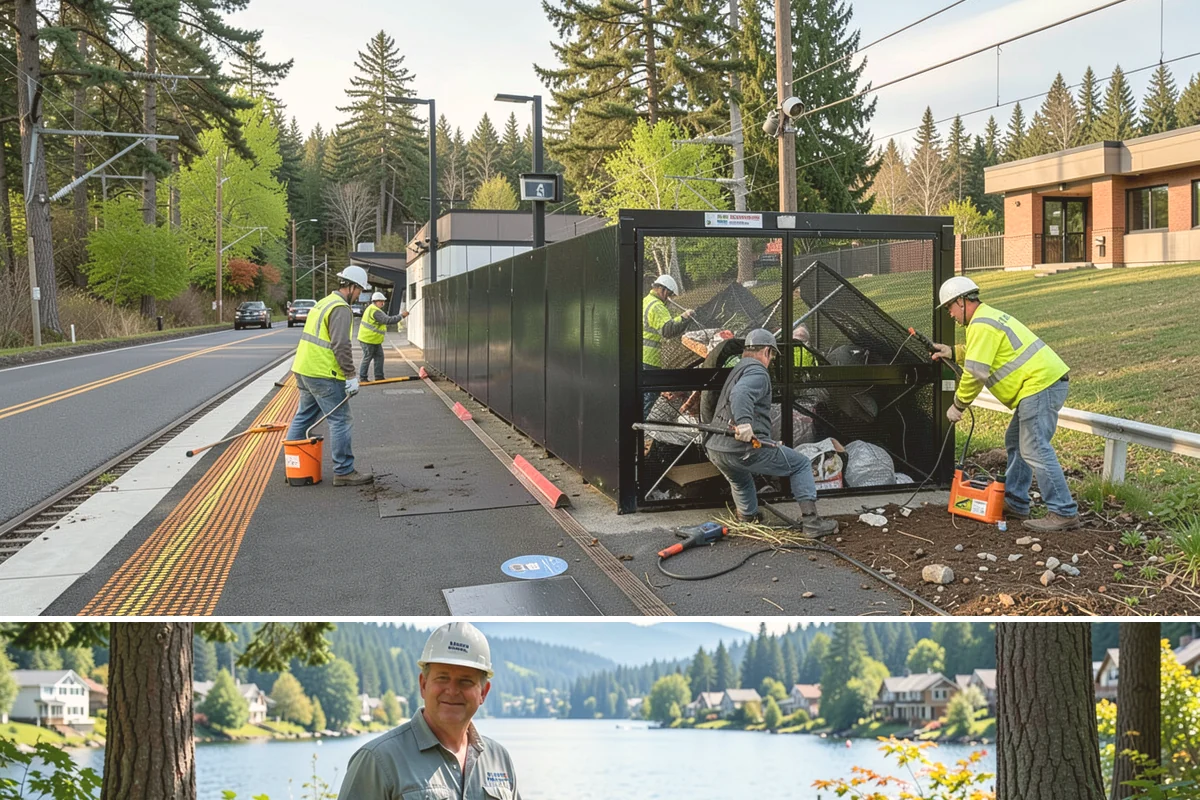 Fallen Tree Response in Milton, King County, WA - Downed-tree calls surge during fall and winter windstorms from October through March when saturated soils loosen root systems.