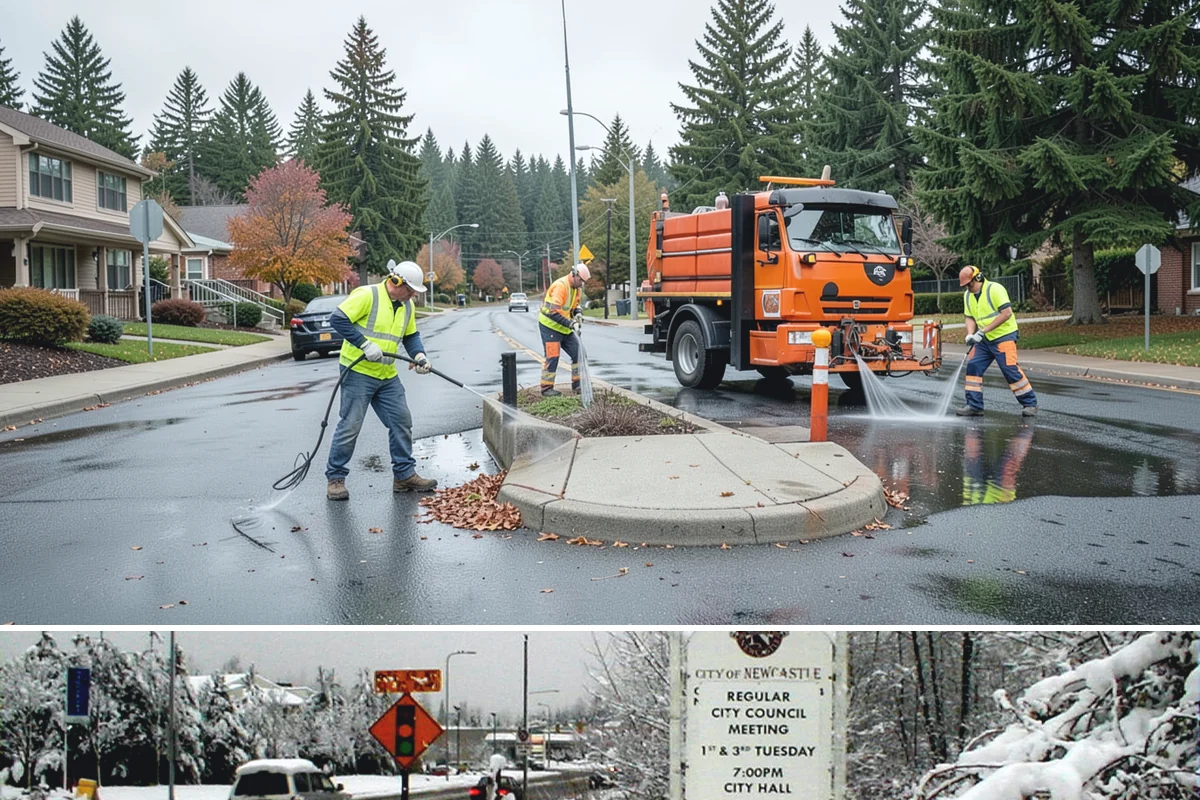 Fallen Tree Response in Newcastle, King County, WA - Downed-tree calls surge during fall and winter windstorms from October through March when saturated soils loosen root systems.