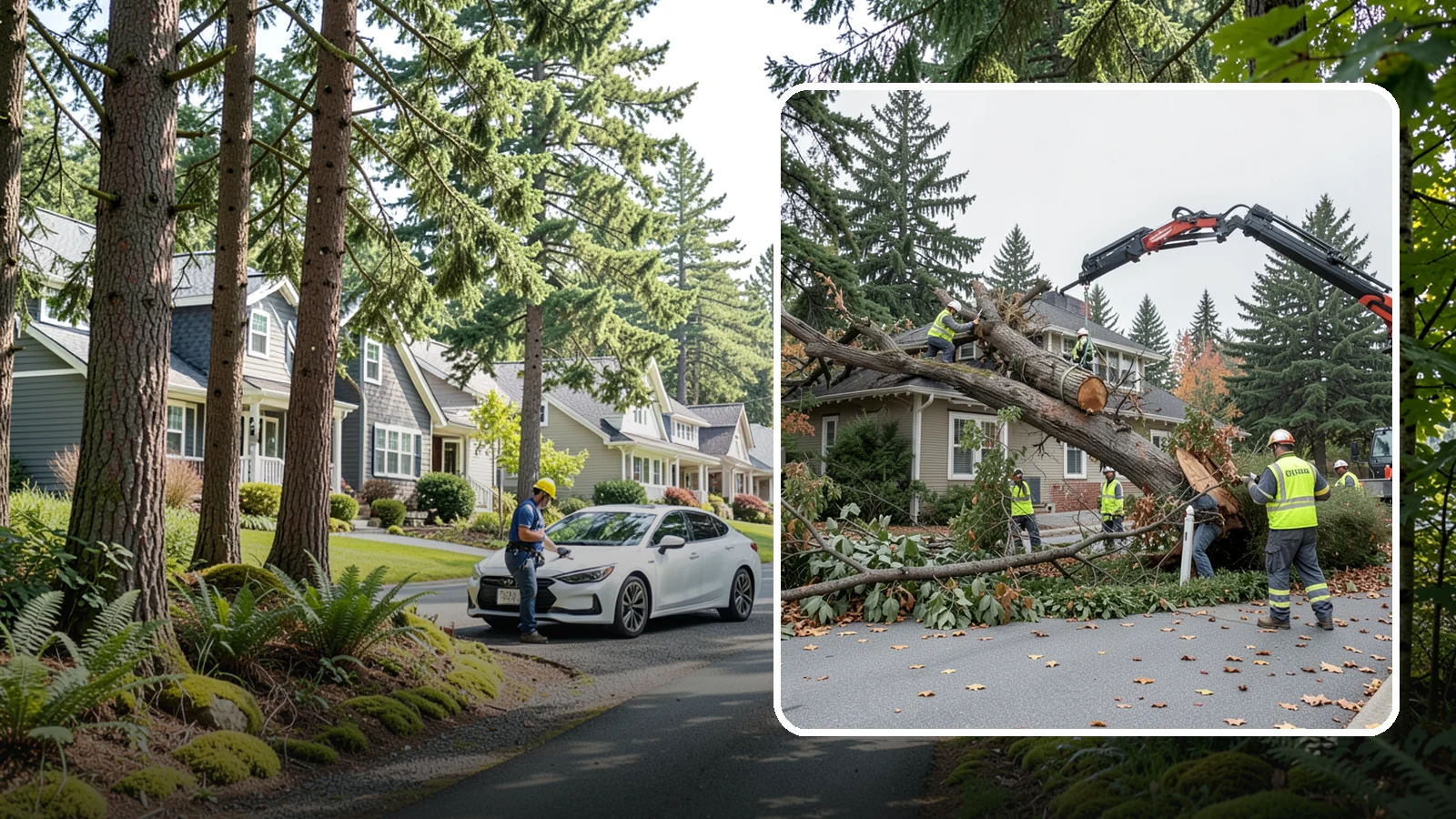 Fallen Tree Response in Normandy Park, King County, WA - Urgent removal of downed trees blocking public roadways, trails, and facilities to restore safe passage.