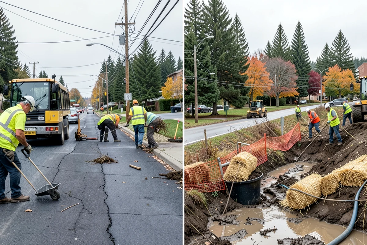 Fallen Tree Response in Puyallup, Pierce County, WA - Receive dispatch and confirm location, hazards, and utility involvement