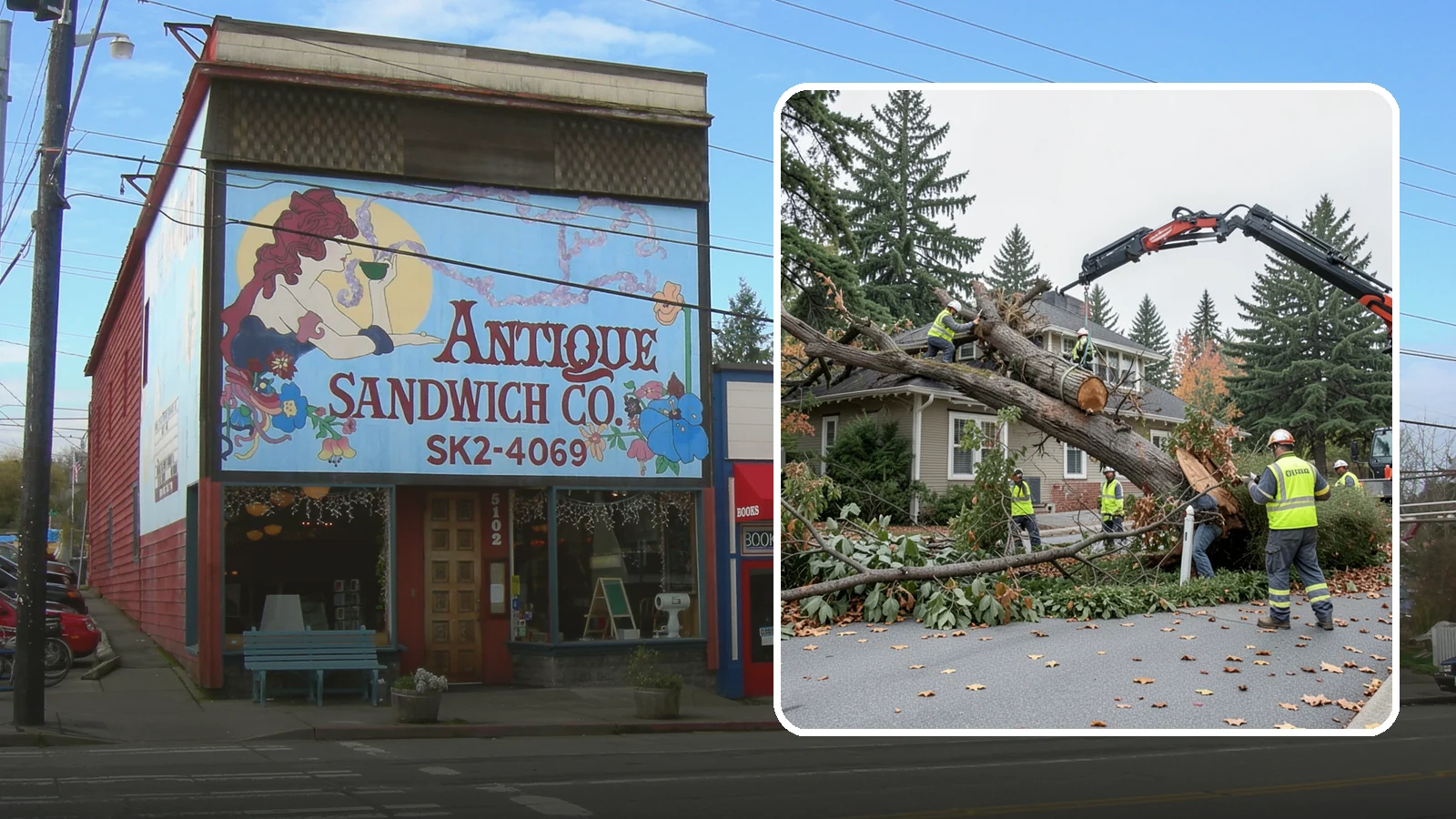 Fallen Tree Response in Ruston, Pierce County, WA - Urgent removal of downed trees blocking public roadways, trails, and facilities to restore safe passage.