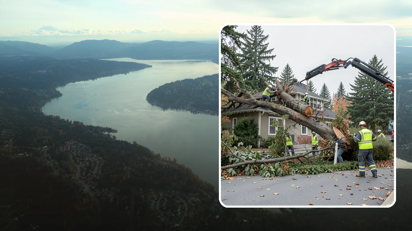 Fallen Tree Response in Sammamish, King County, WA - Urgent removal of downed trees blocking public roadways, trails, and facilities to restore safe passage.