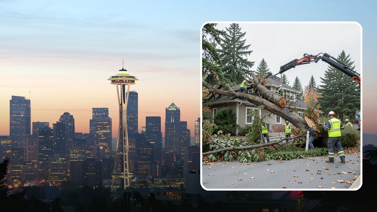 Fallen Tree Response in Seattle, King County, WA - Urgent removal of downed trees blocking public roadways, trails, and facilities to restore safe passage.