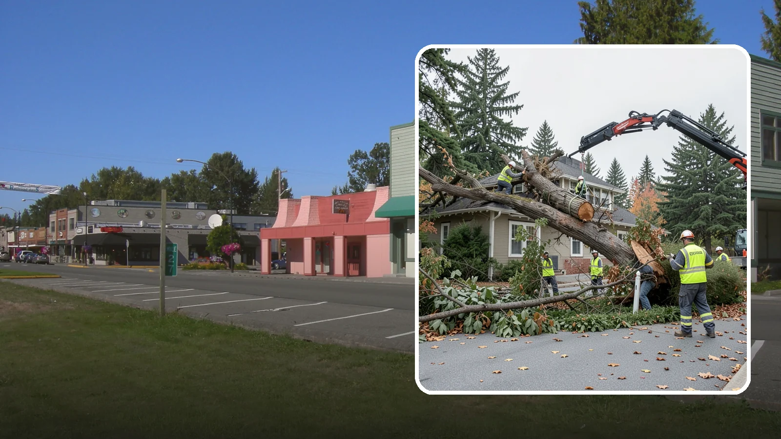 Fallen Tree Response in Snoqualmie, King County, WA - Urgent removal of downed trees blocking public roadways, trails, and facilities to restore safe passage.