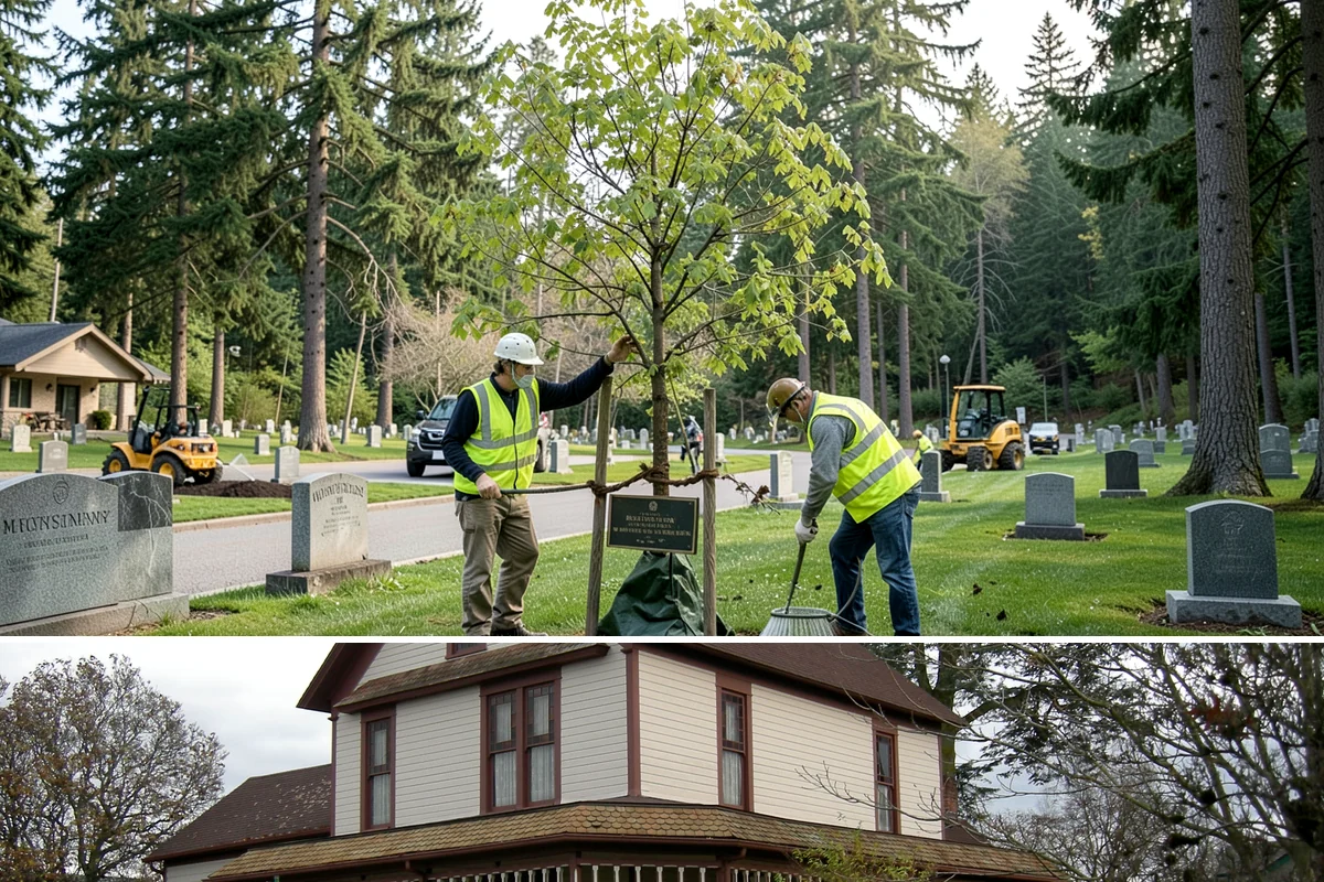 Fallen Tree Response in Sumner, Pierce County, WA - Downed-tree calls surge during fall and winter windstorms from October through March when saturated soils loosen root systems.