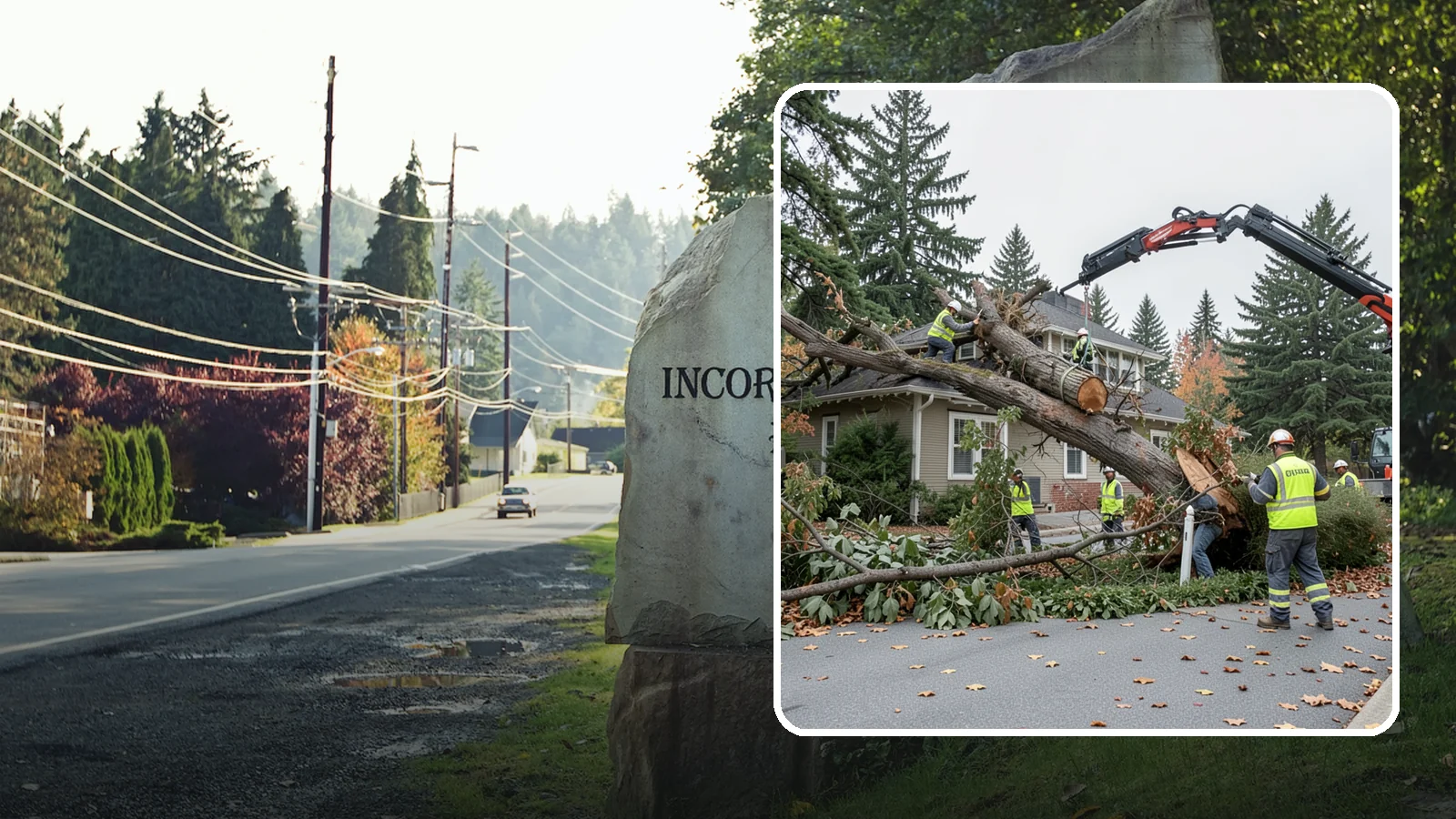 Fallen Tree Response in Wilkeson, Pierce County, WA - Urgent removal of downed trees blocking public roadways, trails, and facilities to restore safe passage.