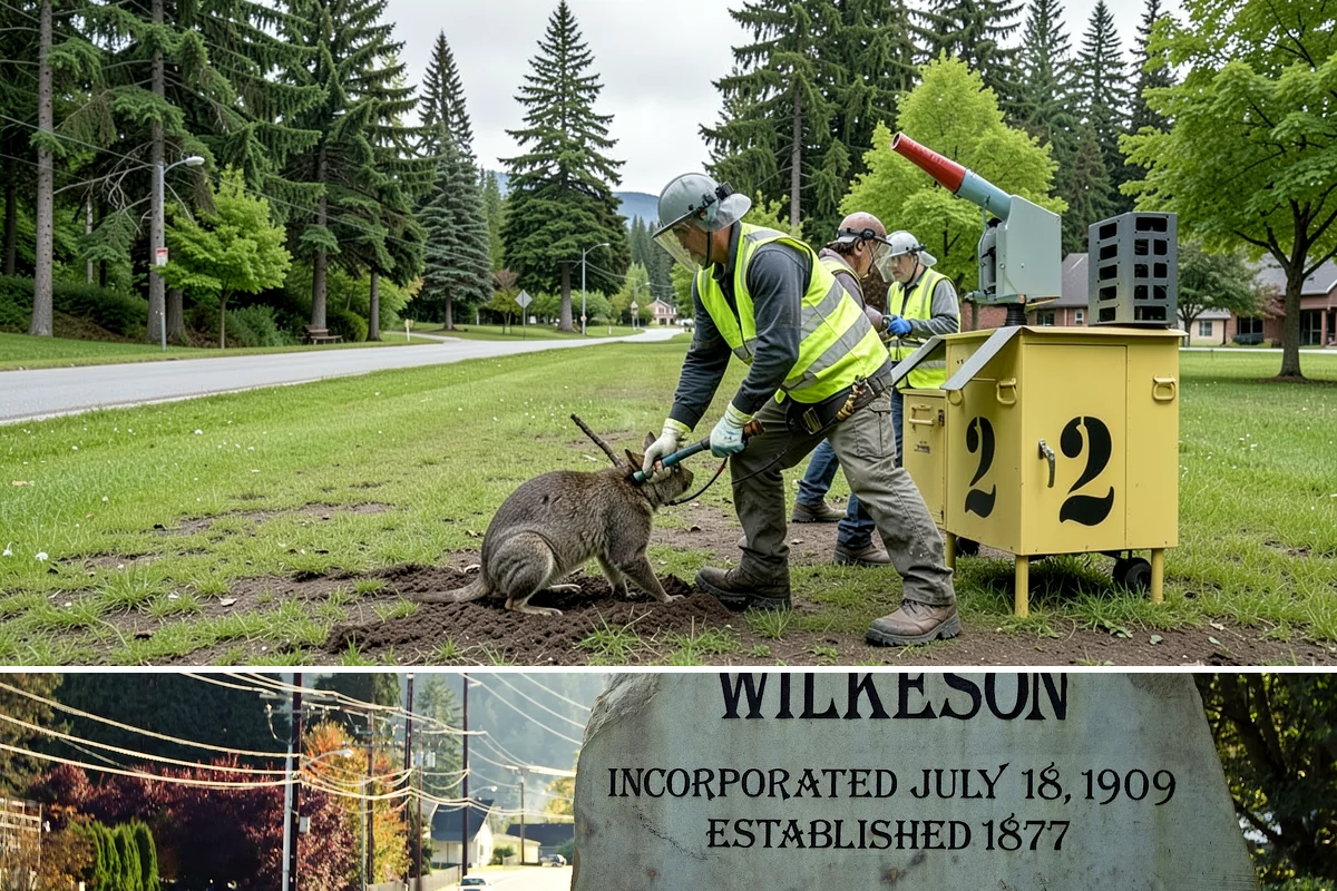 Fallen Tree Response in Wilkeson, Pierce County, WA - Downed-tree calls surge during fall and winter windstorms from October through March when saturated soils loosen root systems.